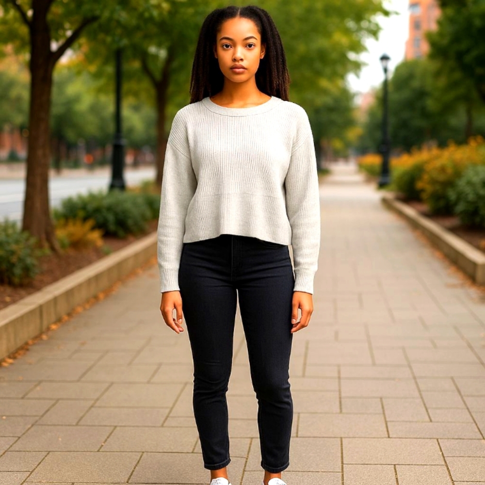 PINK ROSE SIZE SMALL Skinny Sweater with Modern Fit
